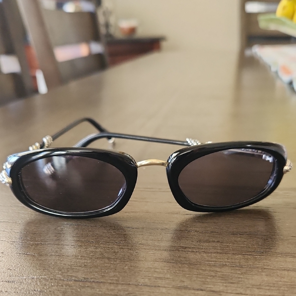 Brighton Black and Gold Chic Sunglasses